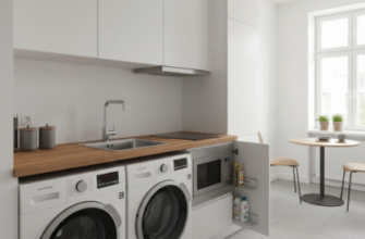 Kitchen Laundry Room Combination Maximizing Small Spaces