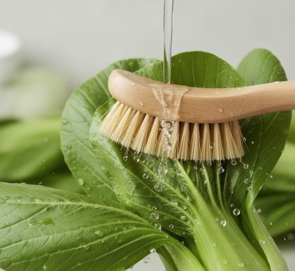 Bok Choy Separator Cleaning Between Leaves