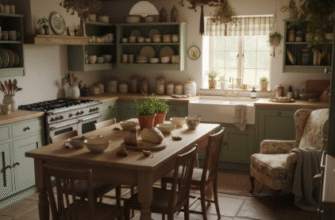 Cottage Kitchen Style Cozy Comfortable Lived In Feel