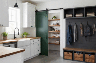 Kitchen Mudroom Connection Functional Entry and Storage