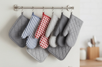 Kitchen Oven Mitt Storage Heat Protection Organization