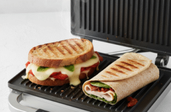 Panini Press for Grilled Sandwiches and Pressed Wraps