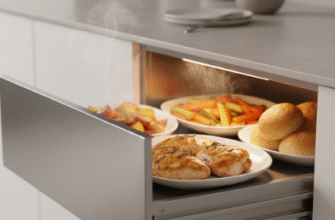 Warming Drawer Keeping Food at Serving Temperature