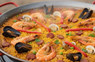Paella Pan Traditional Spanish Rice Dish Cooking