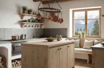 Austrian Kitchen Design Alpine Influences and Natural Wood