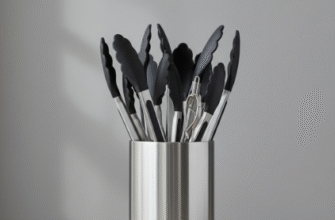 Kitchen Tongs Storage Spring Loaded Utensil Organization