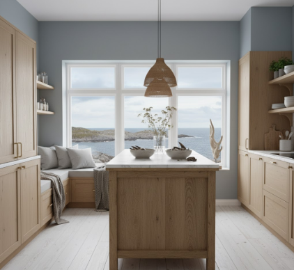 Norwegian Kitchen Design Coastal Scandinavian Influences