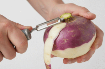 Turnip Peeler Removing Waxy Outer Layer